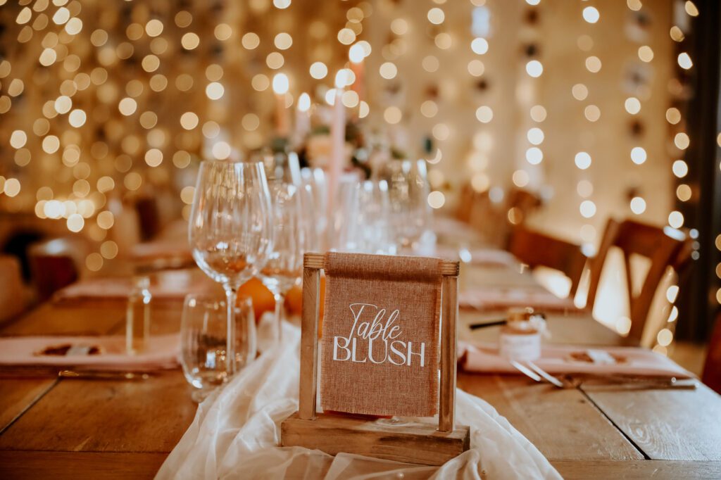 détail mariage décoration